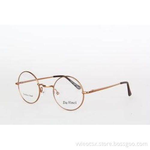 Retro Round Metal Optical Frames For Girls / Boys Stylish ,